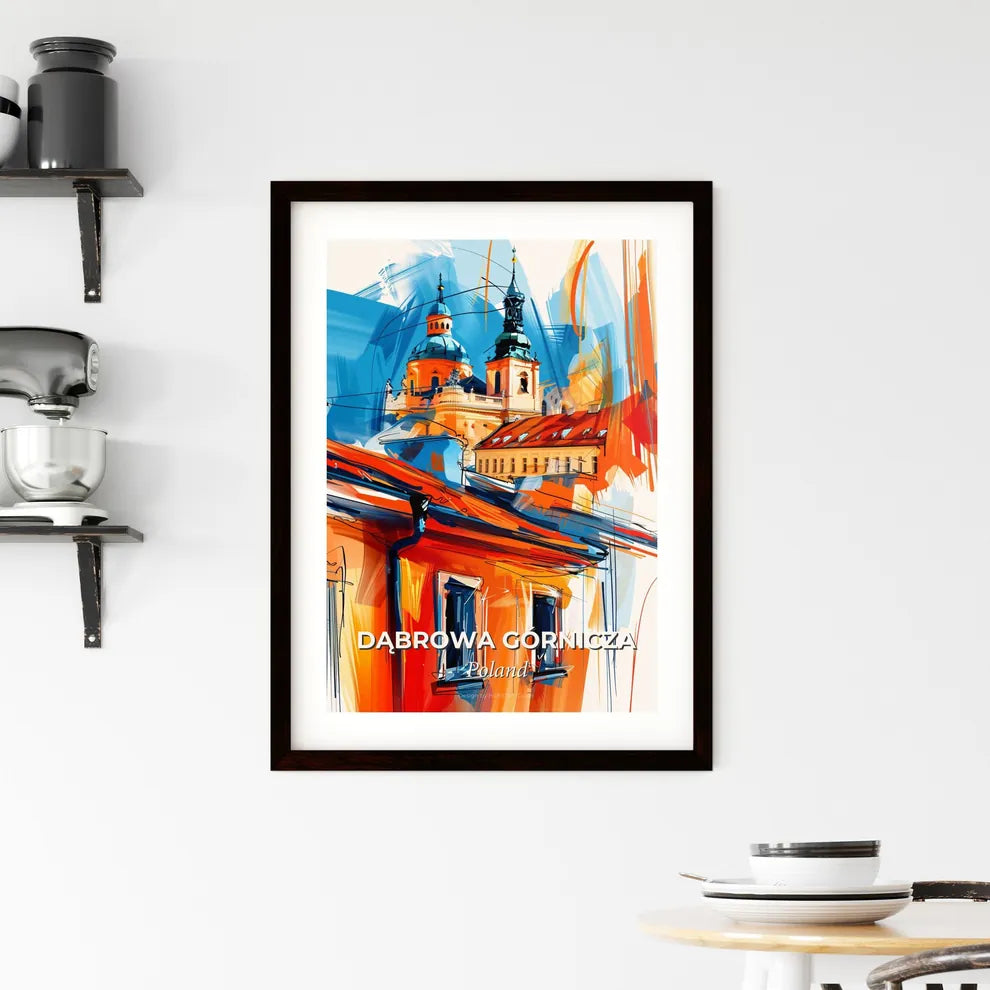 Vibrant Dąbrowa Górnicza, Poland Framed Print