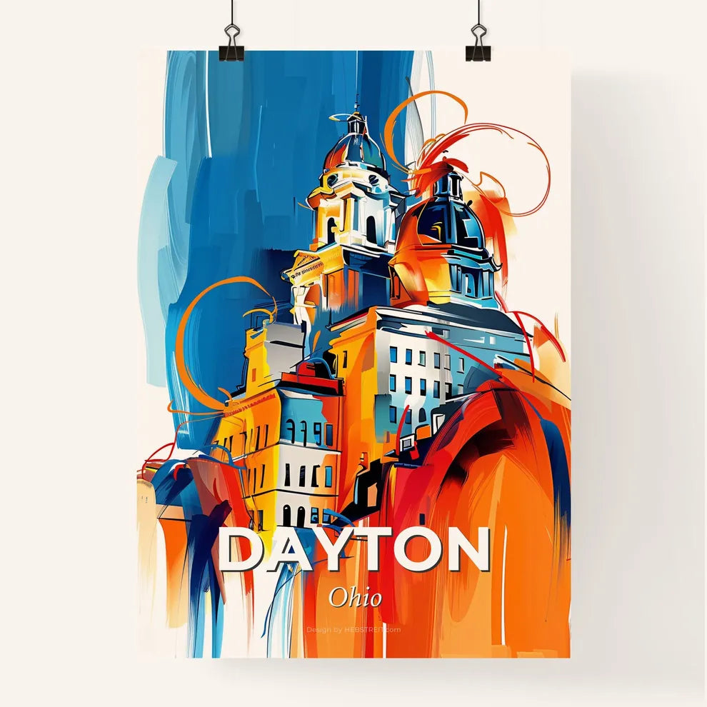 Vibrant Dayton, Ohio Poster
