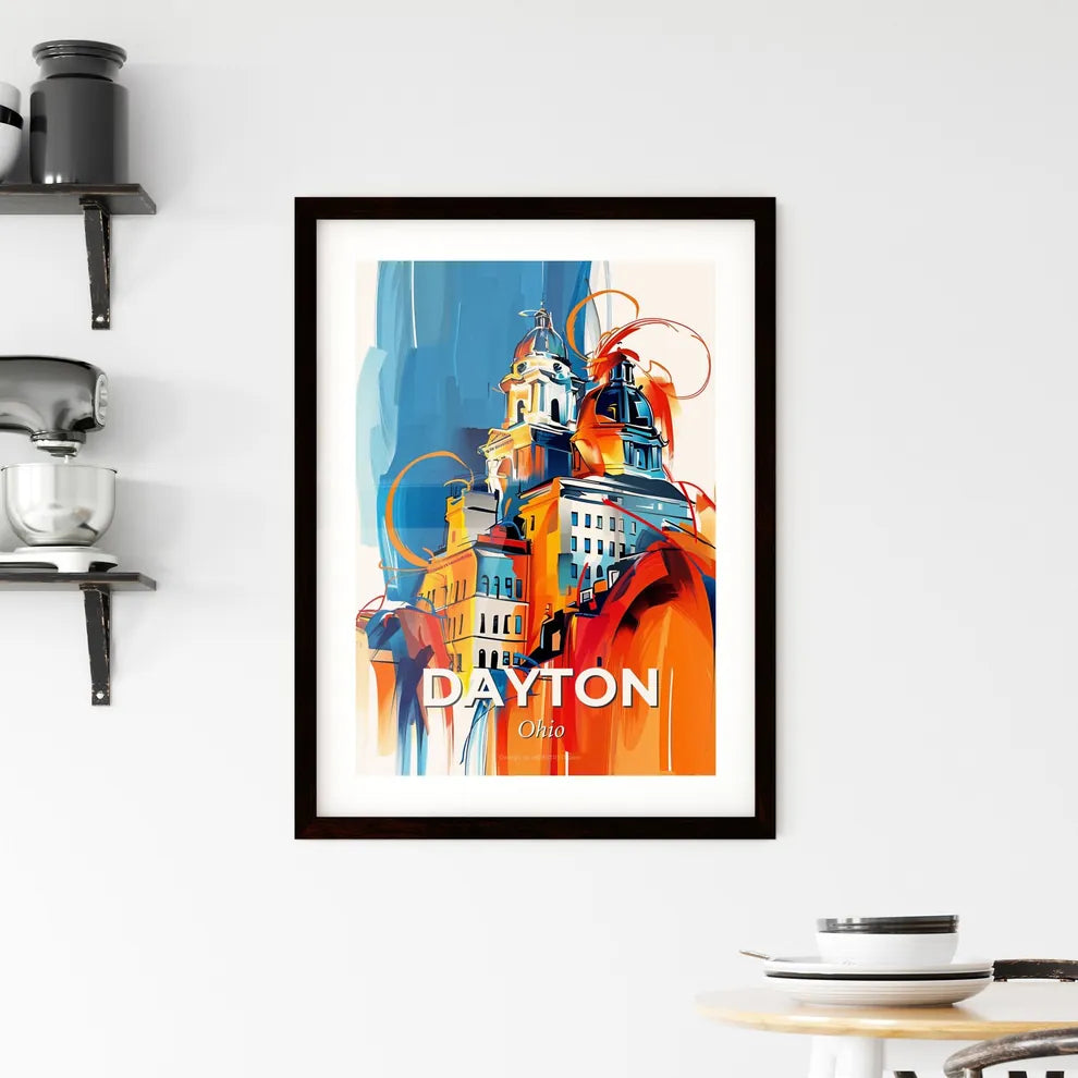 Vibrant Dayton, Ohio Framed Print