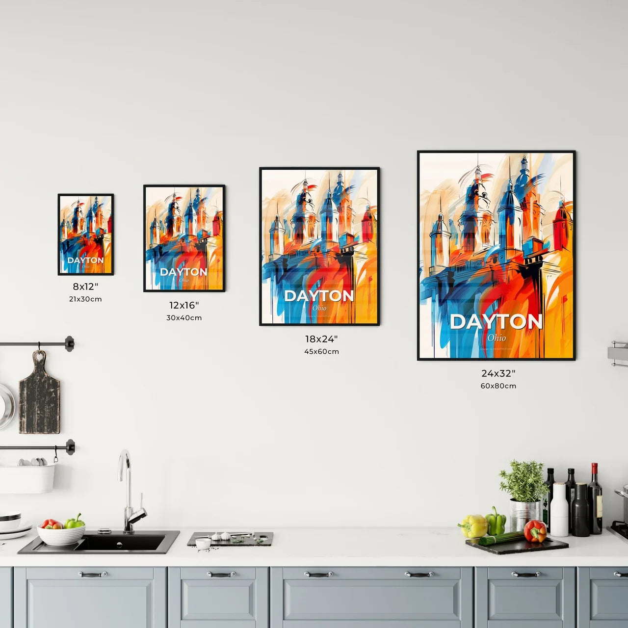Vibrant Dayton, Ohio Kitchen Art