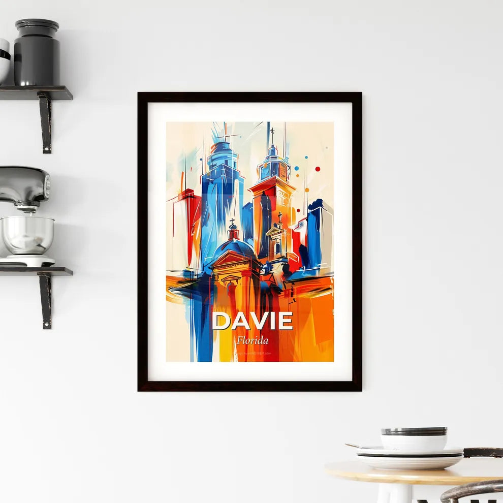 Vibrant Davie, Florida Framed Print