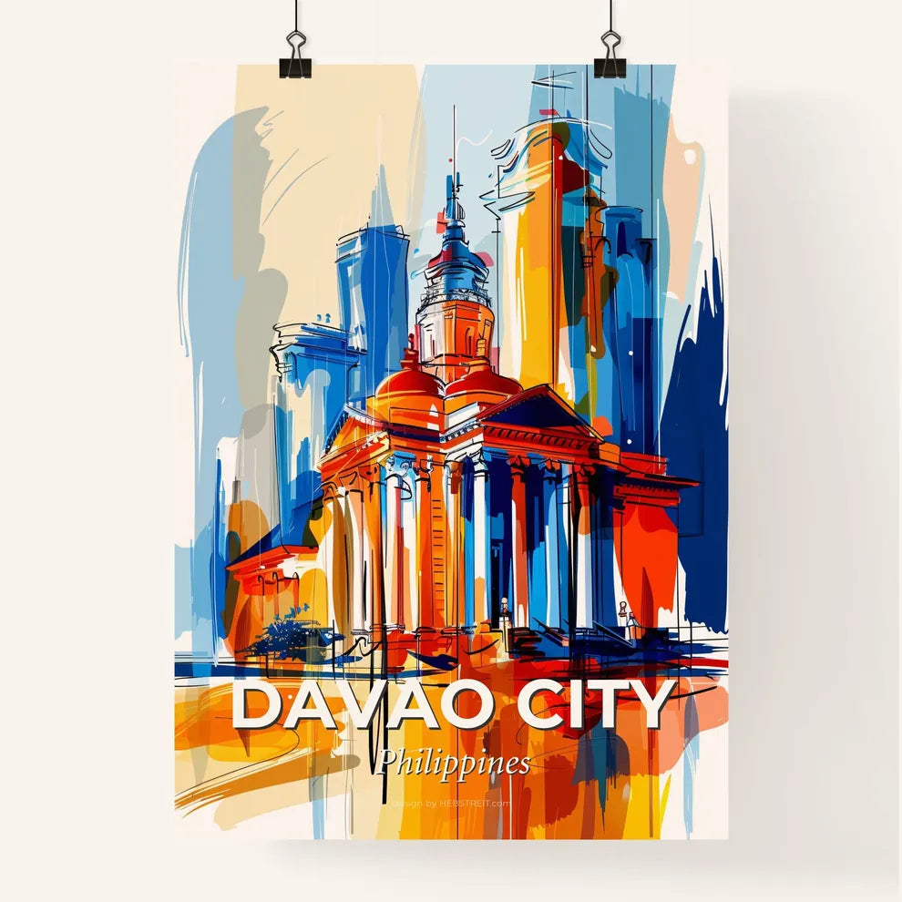 Vibrant Davao City, Philippines Poster