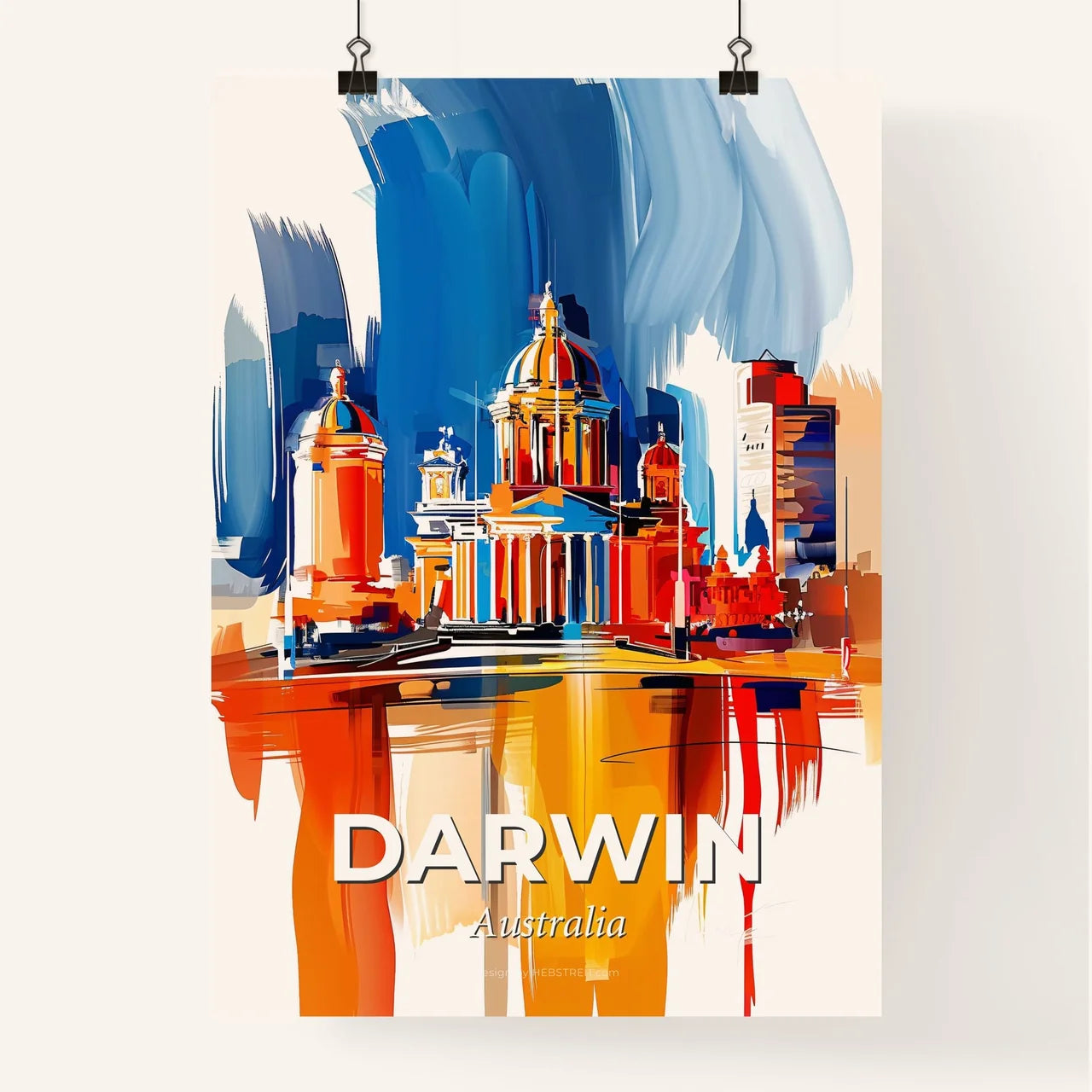 Vibrant Darwin, Australia Poster