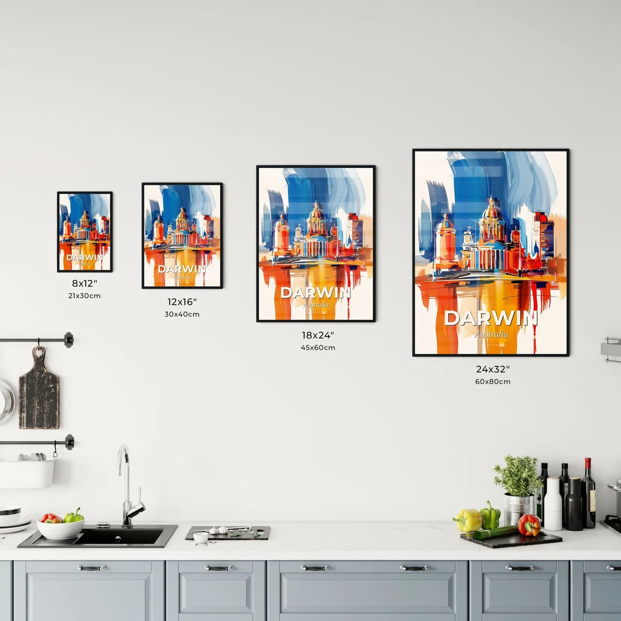 Vibrant Darwin, Australia Kitchen Art