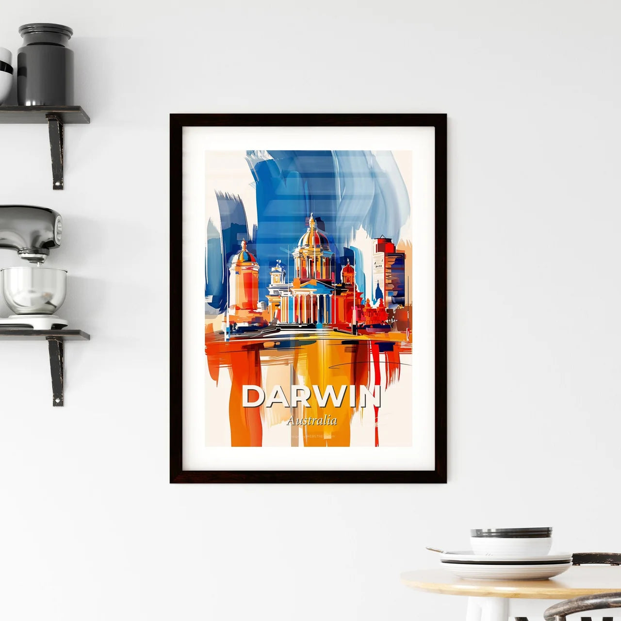 Vibrant Darwin, Australia Framed Print
