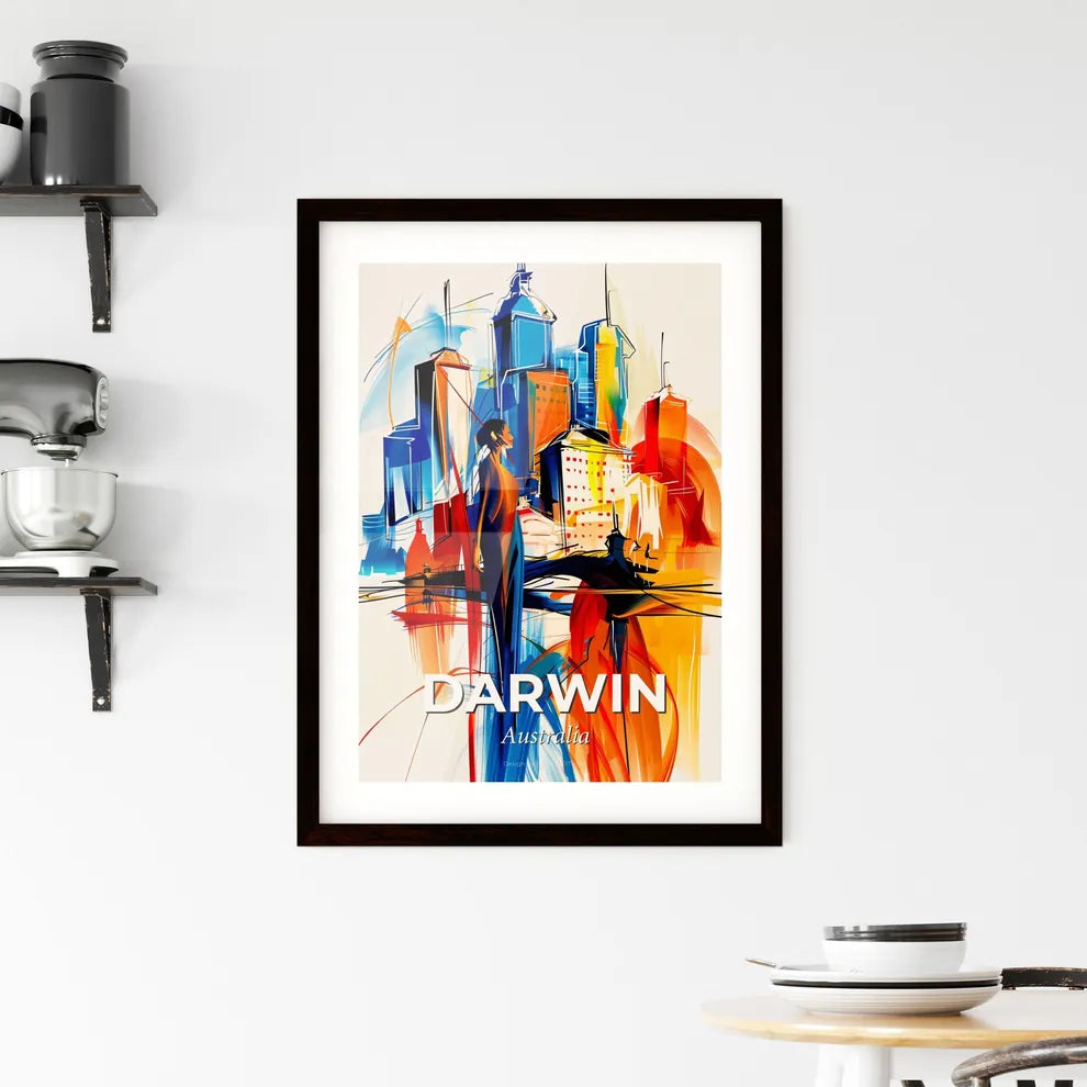 Vibrant Darwin, Australia Framed Print