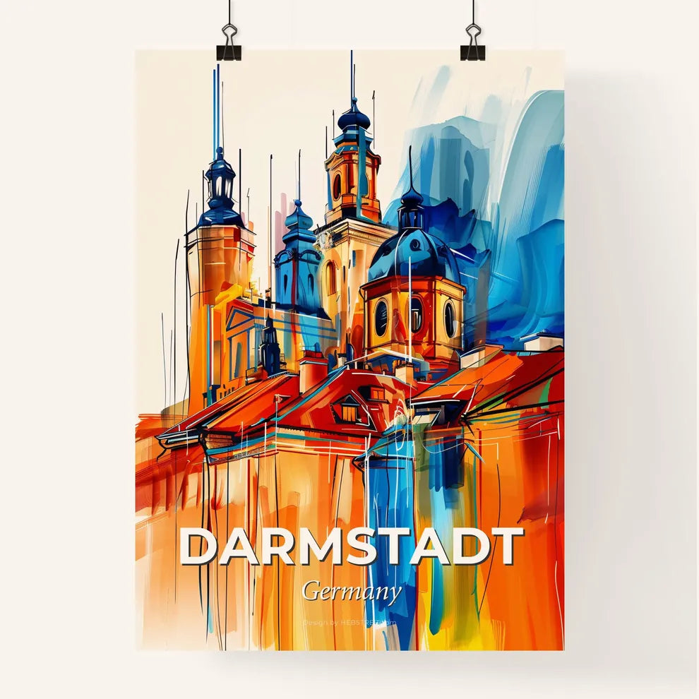 Vibrant Darmstadt, Germany Poster