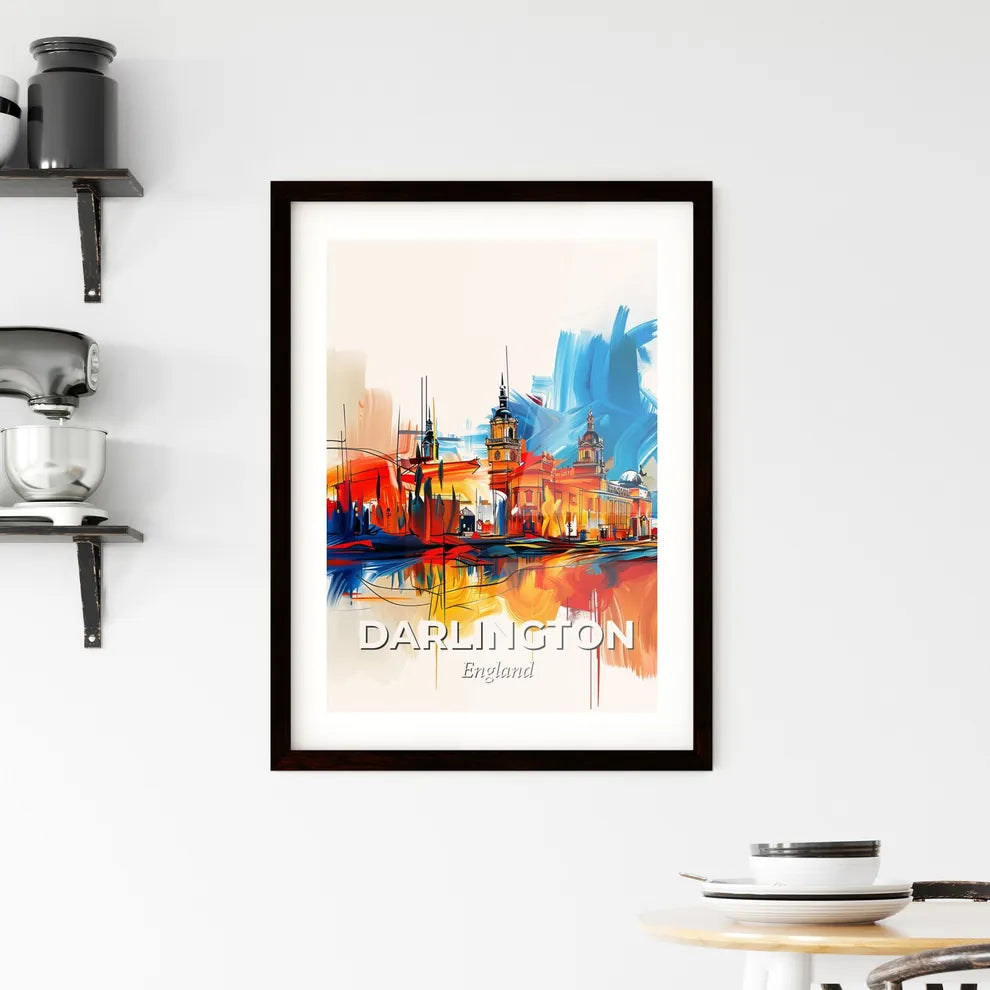 Vibrant Darlington, England Framed Print