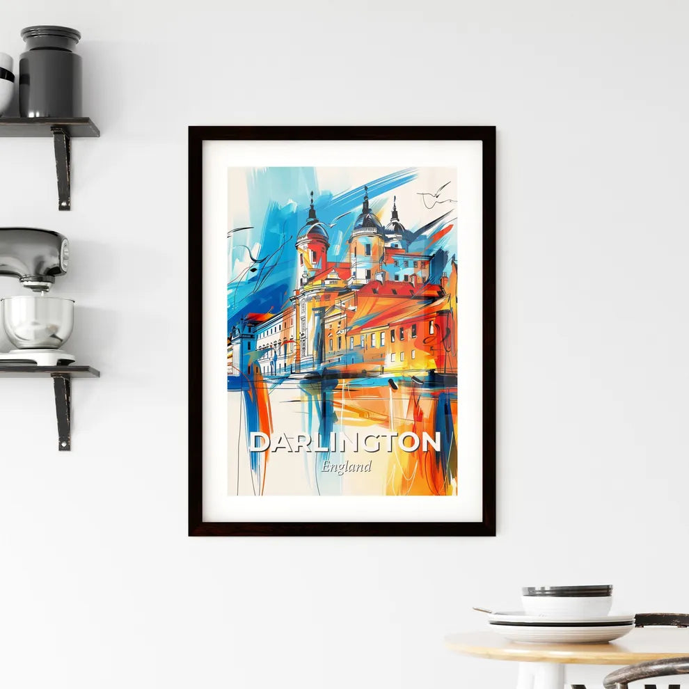Vibrant Darlington, England Framed Print
