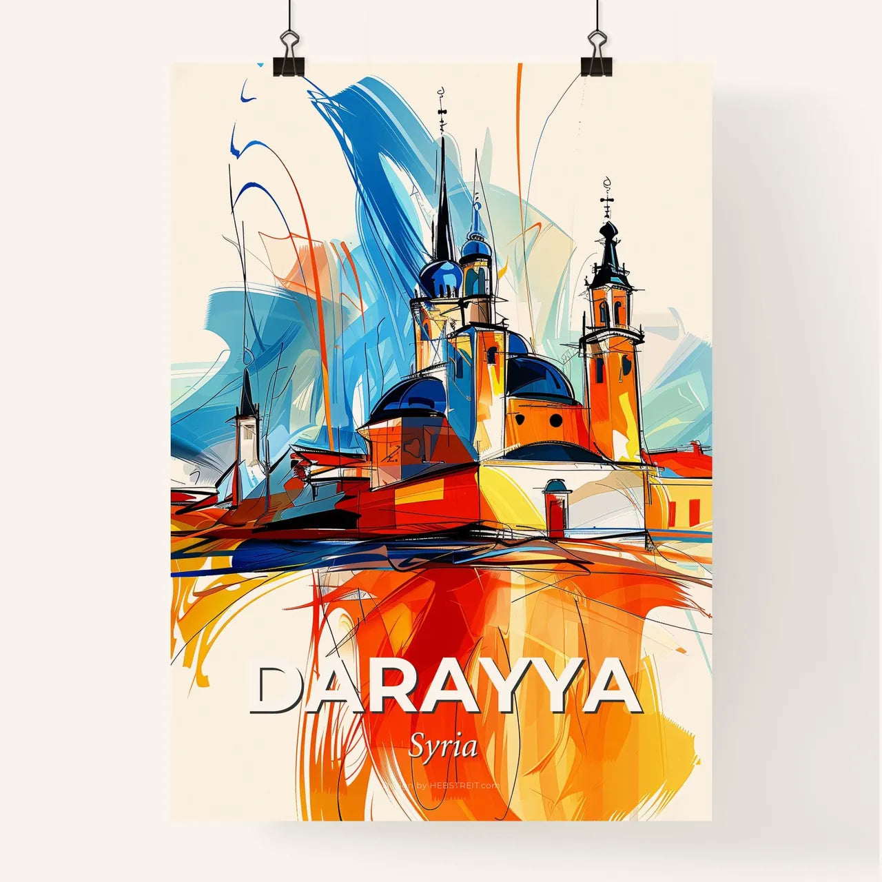 Vibrant Darayya, Syria Poster