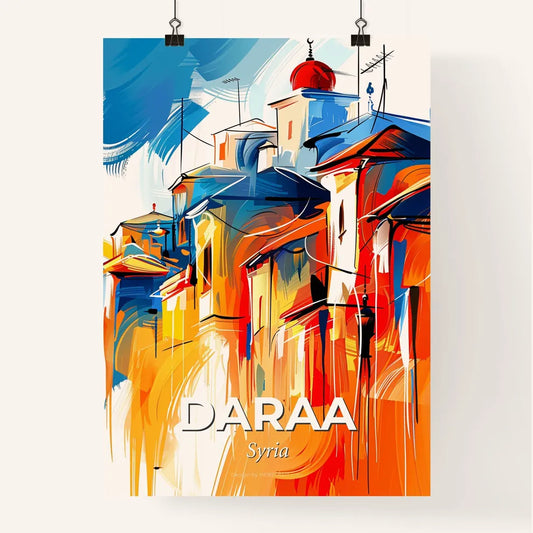 Vibrant Daraa, Syria Poster