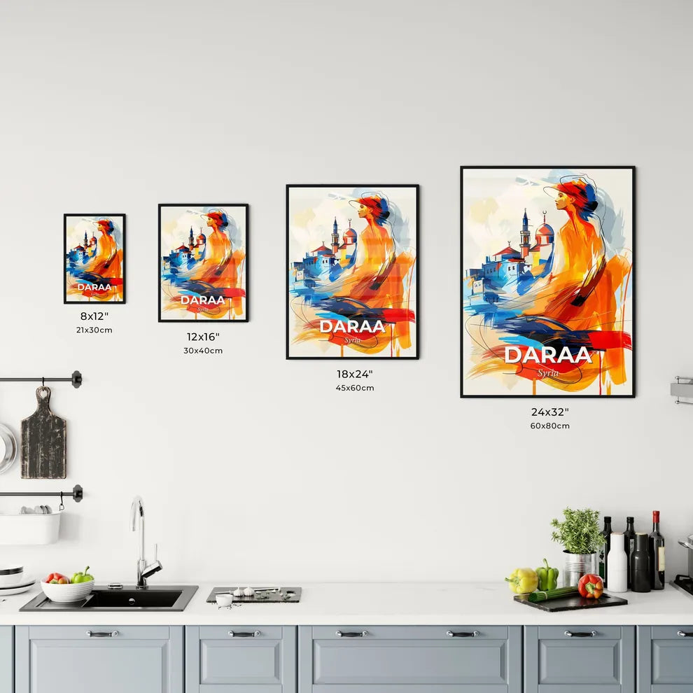 Vibrant Daraa, Syria Kitchen Art