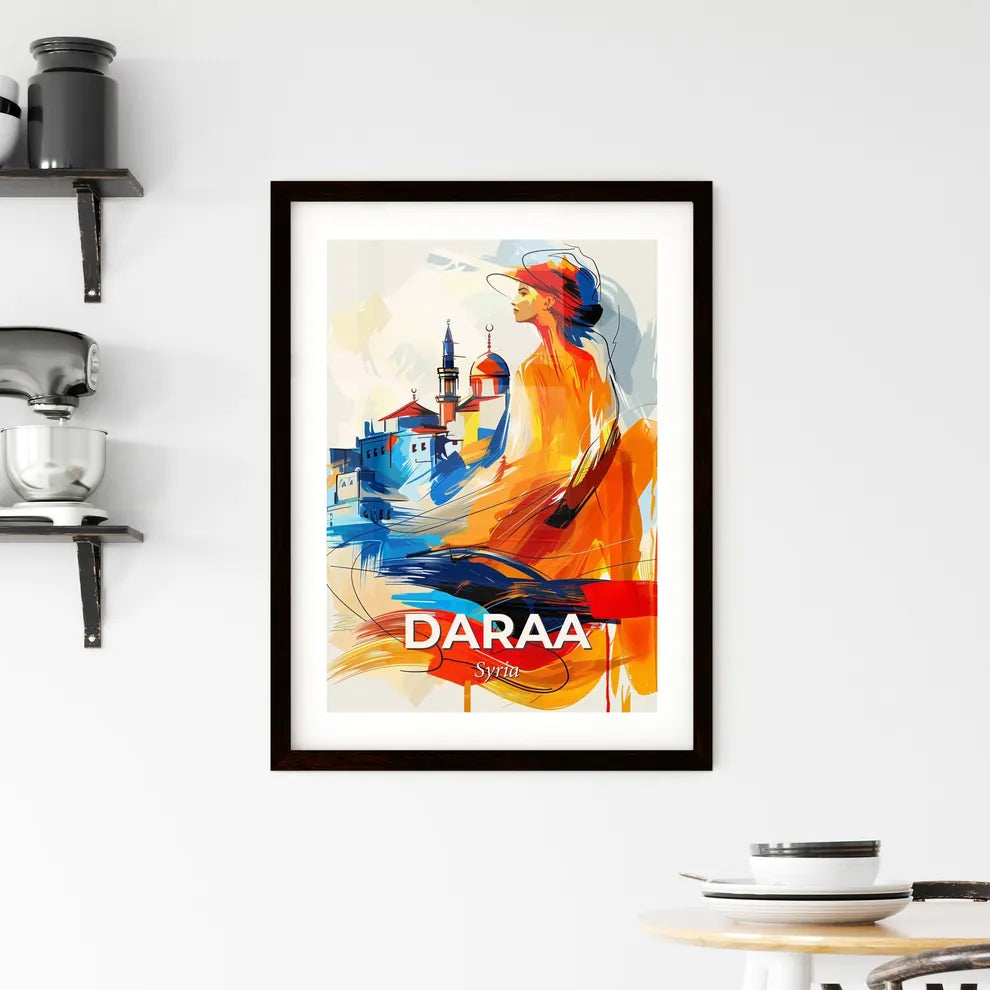 Vibrant Daraa, Syria Framed Print