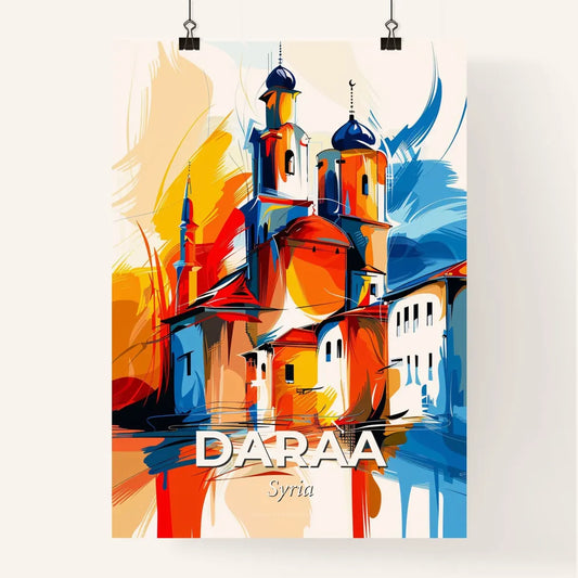 Vibrant Daraa, Syria Poster