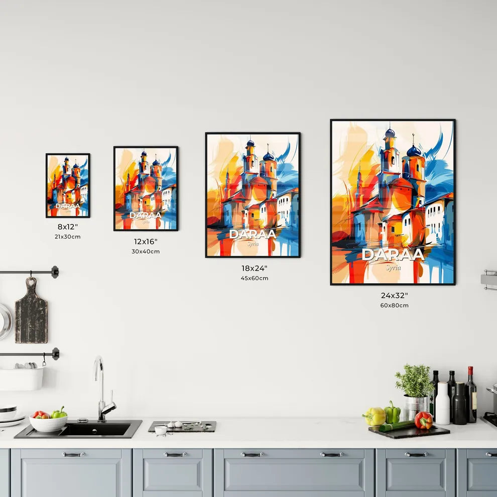 Vibrant Daraa, Syria Kitchen Art