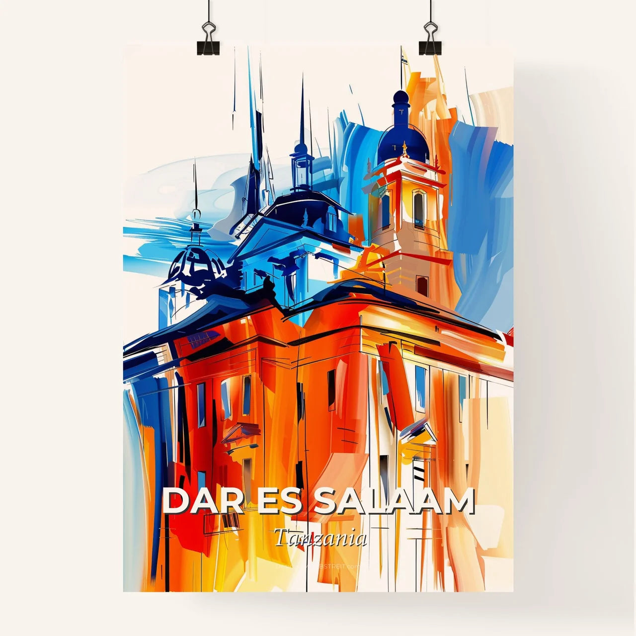 Vibrant Dar Es Salaam, Tanzania Poster