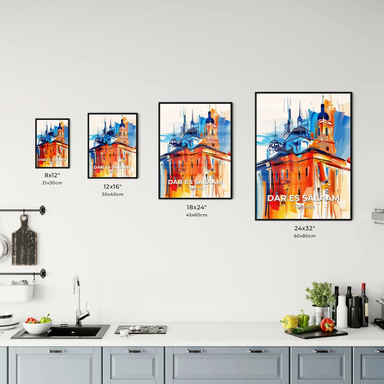 Vibrant Dar Es Salaam, Tanzania Kitchen Art