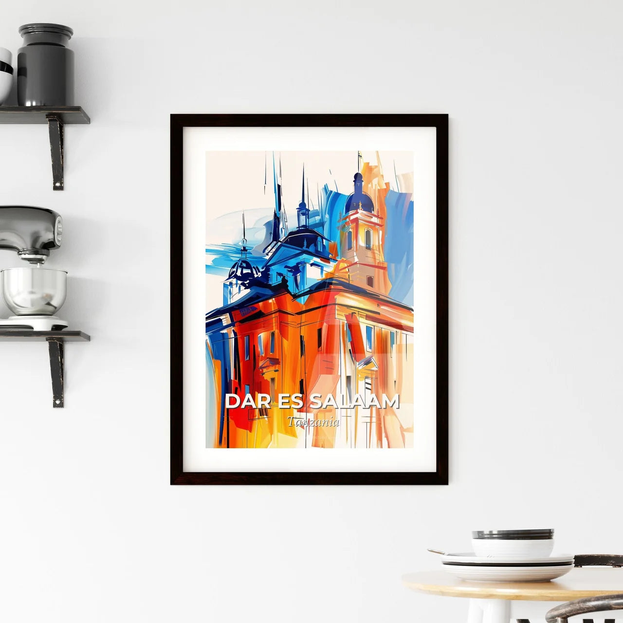 Vibrant Dar Es Salaam, Tanzania Framed Print