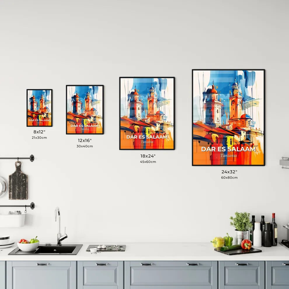 Vibrant Dar Es Salaam, Tanzania Kitchen Art