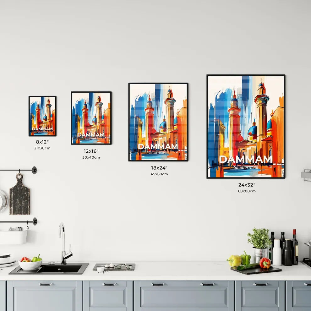 Vibrant Dammam, Saudi Arabia Kitchen Art