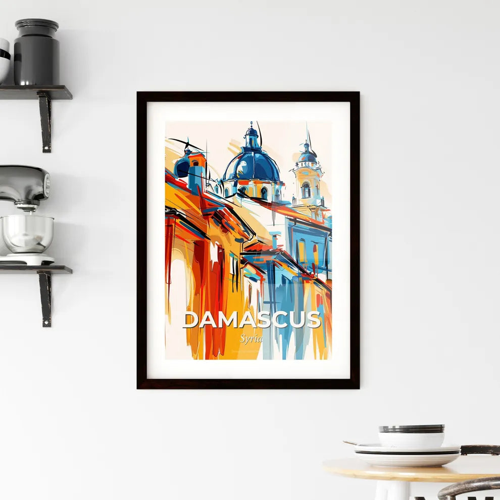 Vibrant Damascus, Syria Framed Print