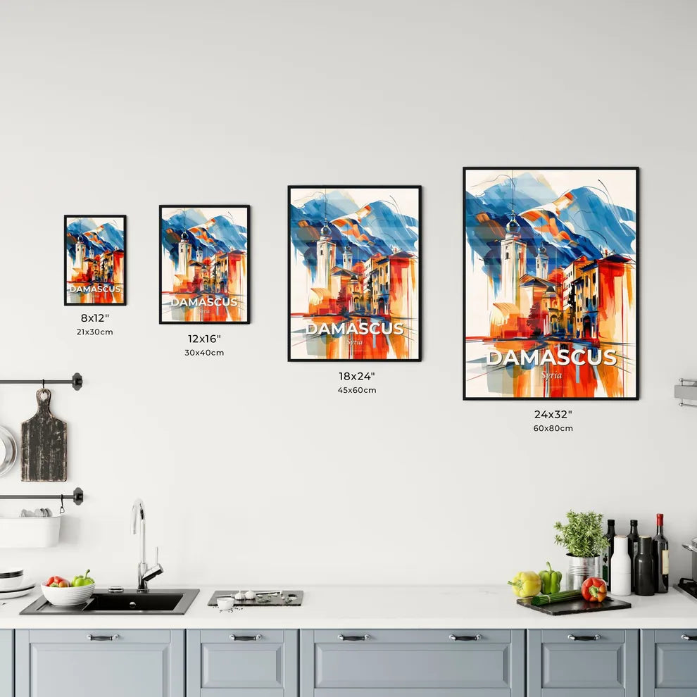 Vibrant Damascus, Syria Kitchen Art