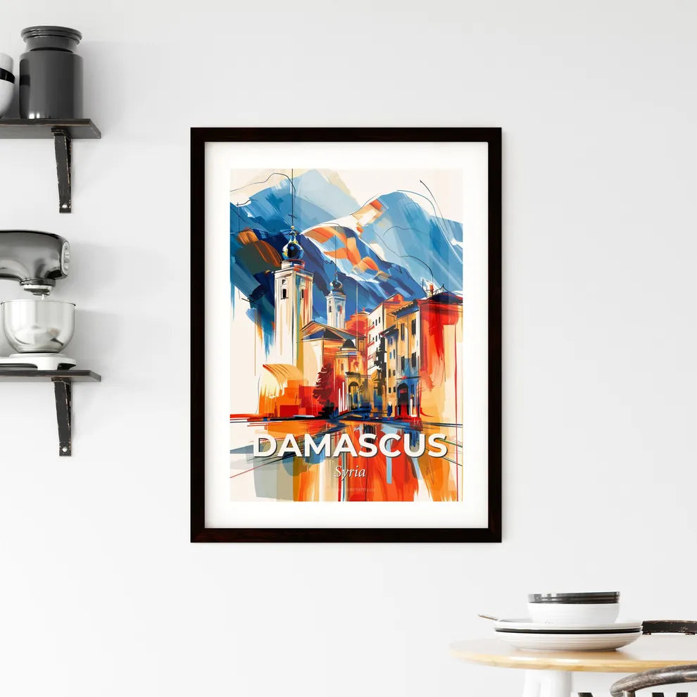 Vibrant Damascus, Syria Framed Print