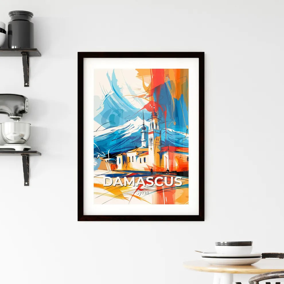 Vibrant Damascus, Syria Framed Print