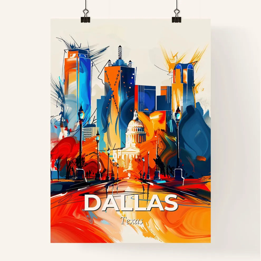 Vibrant Dallas, Texas Poster