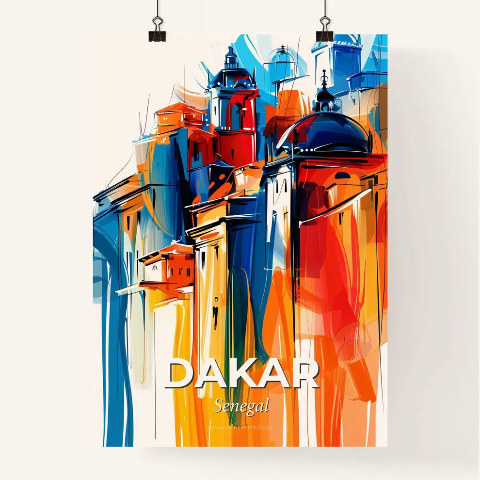 Vibrant Dakar, Senegal Poster