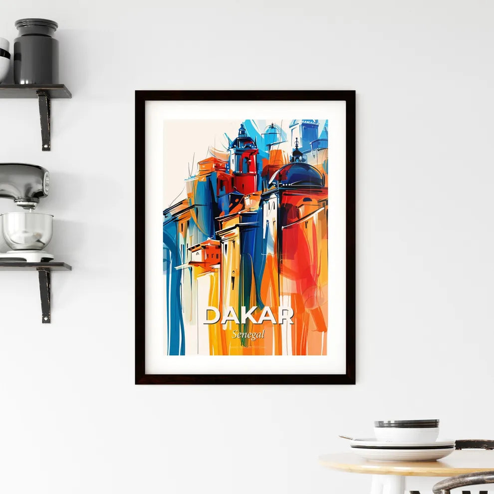 Vibrant Dakar, Senegal Framed Print