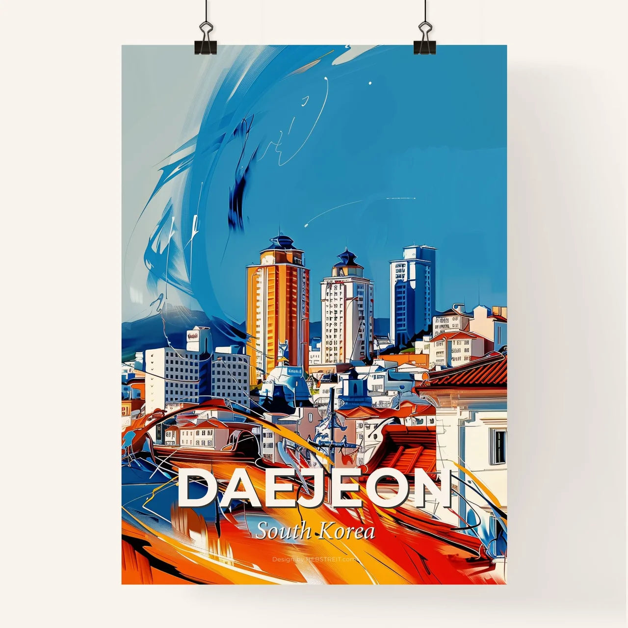 Vibrant Daejeon, South Korea Poster