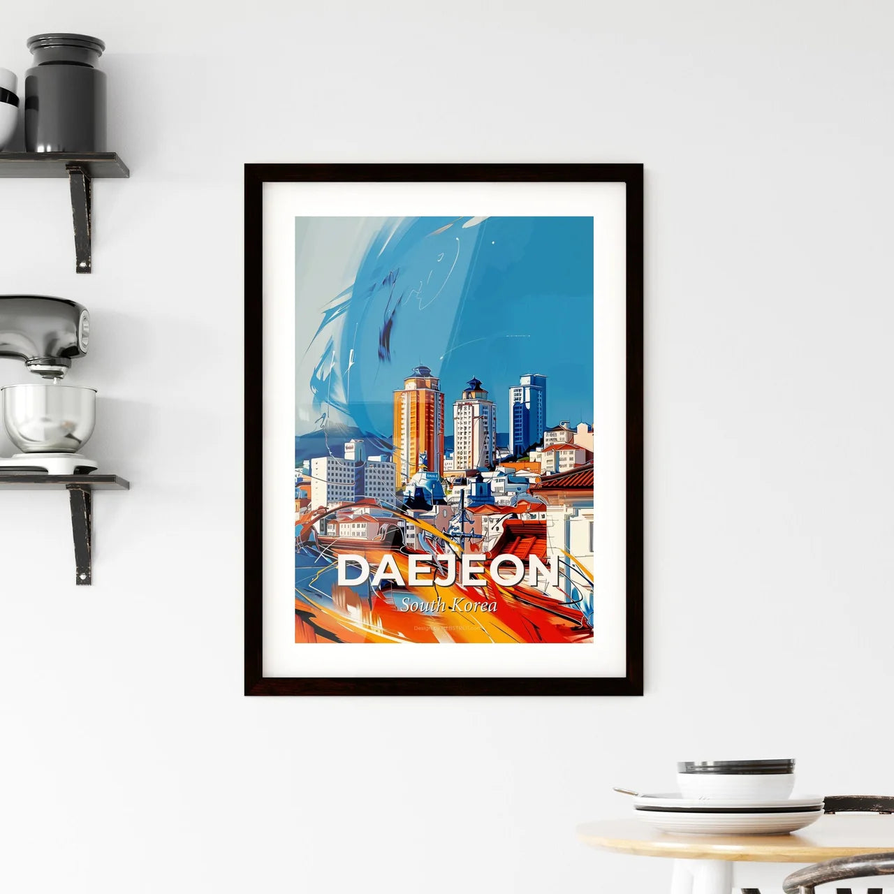 Vibrant Daejeon, South Korea Framed Print