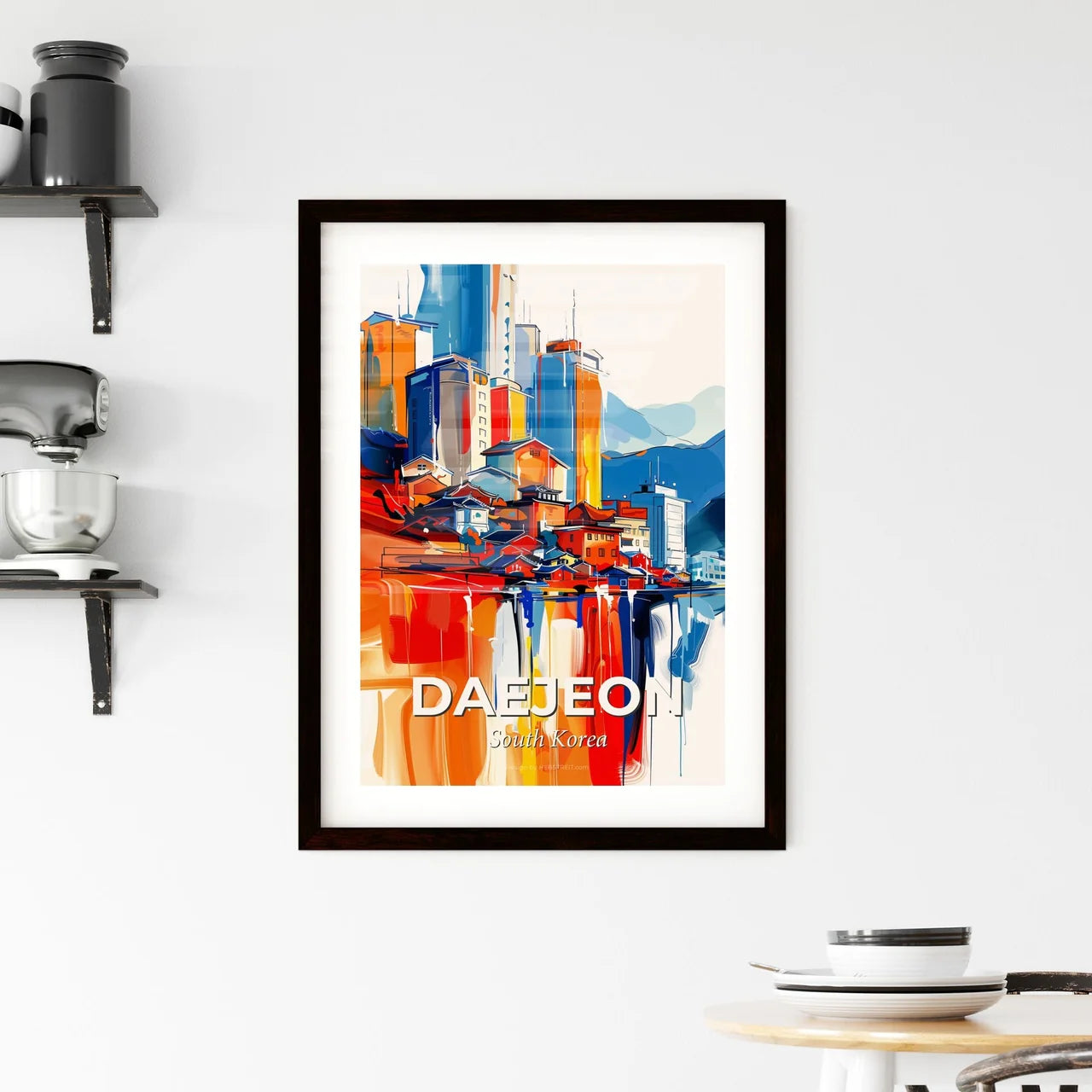 Vibrant Daejeon, South Korea Framed Print