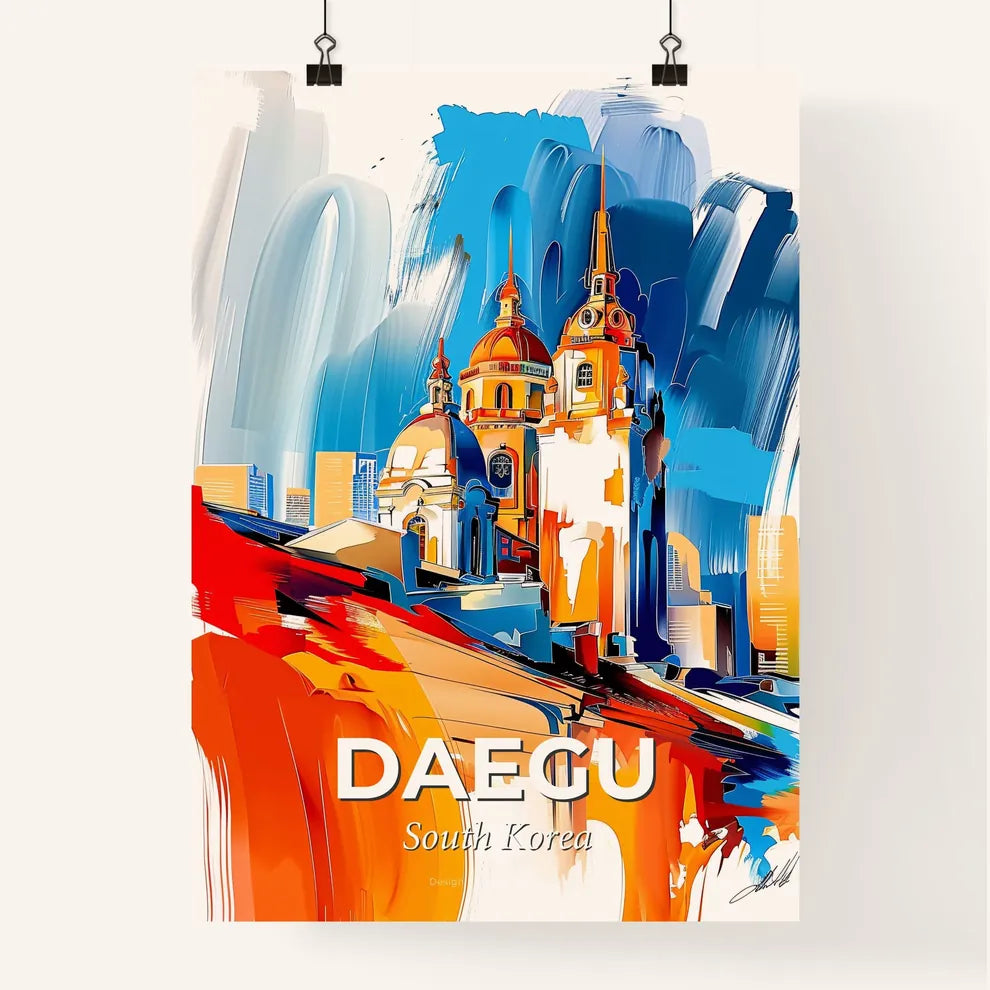Vibrant Daegu, South Korea Poster