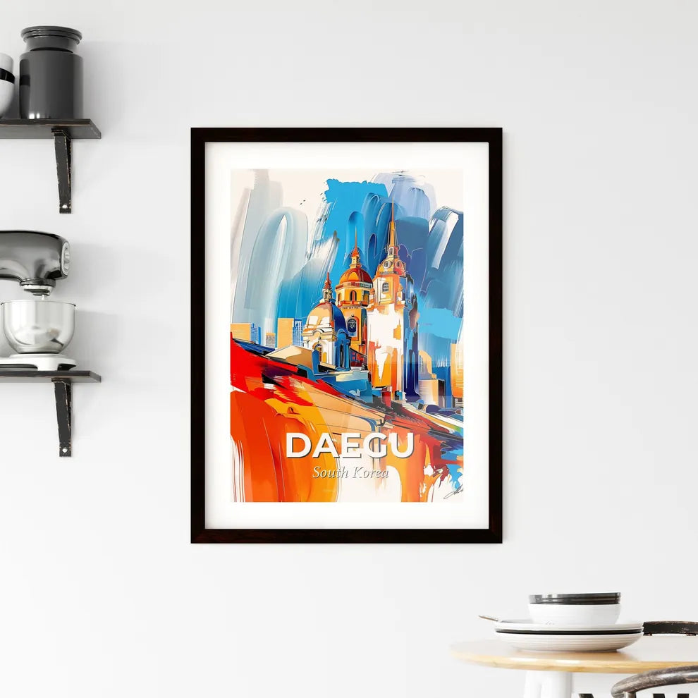 Vibrant Daegu, South Korea Framed Print