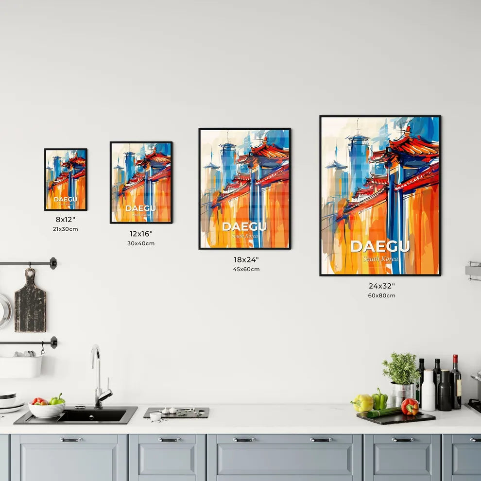 Vibrant Daegu, South Korea Kitchen Art