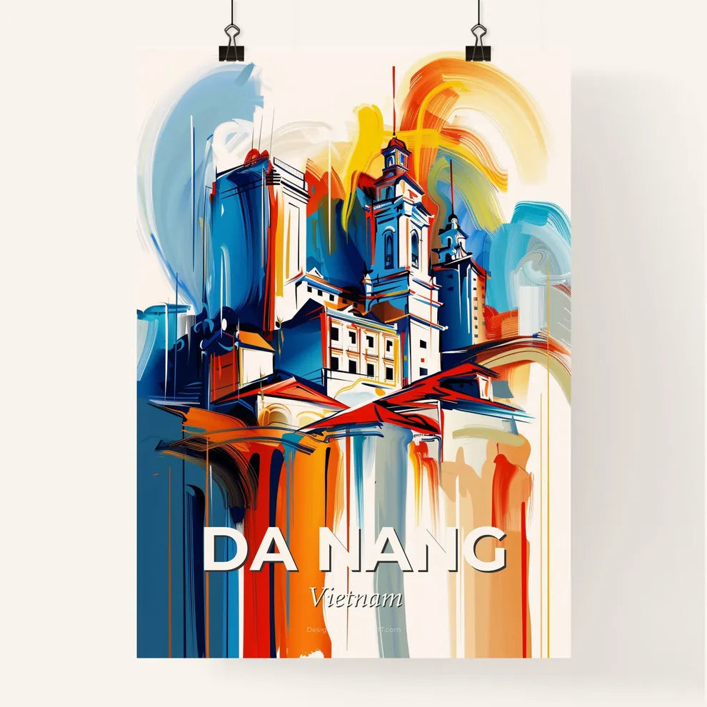 Vibrant Da Nang, Vietnam Poster