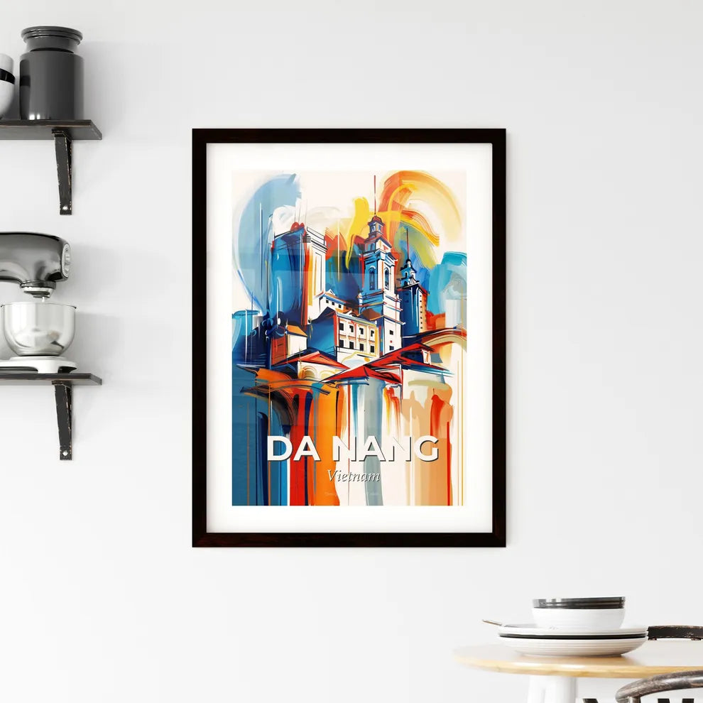 Vibrant Da Nang, Vietnam Framed Print