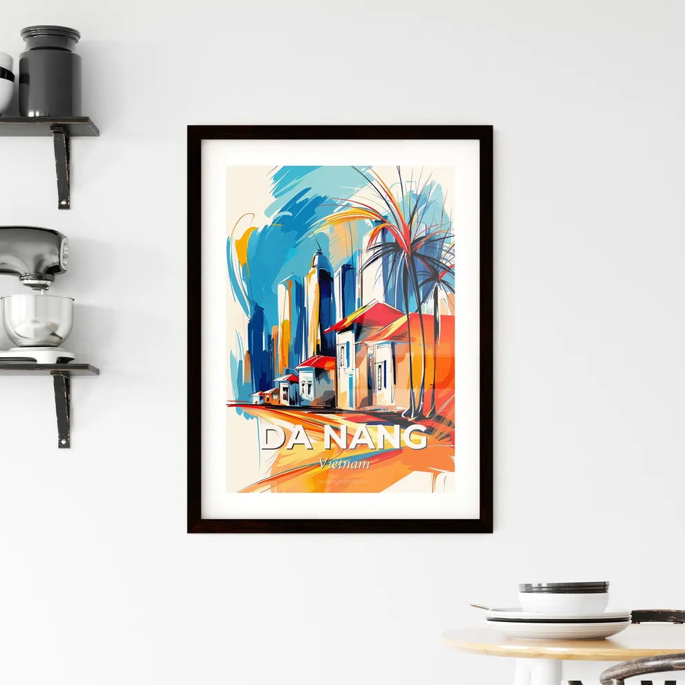 Vibrant Da Nang, Vietnam Framed Print