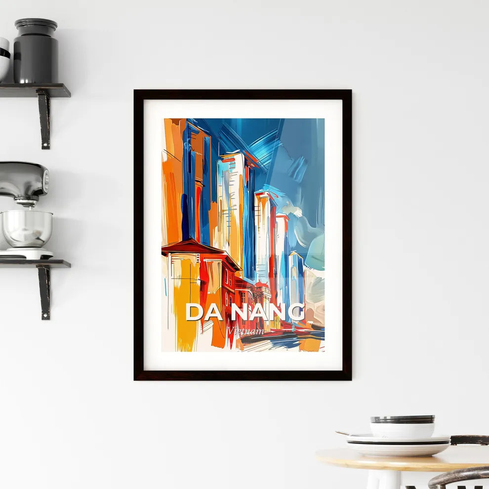 Vibrant Da Nang, Vietnam Framed Print
