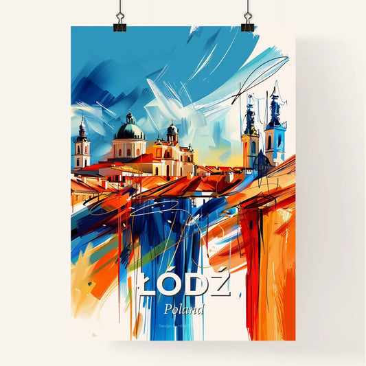 Vibrant Łódź, Poland Poster