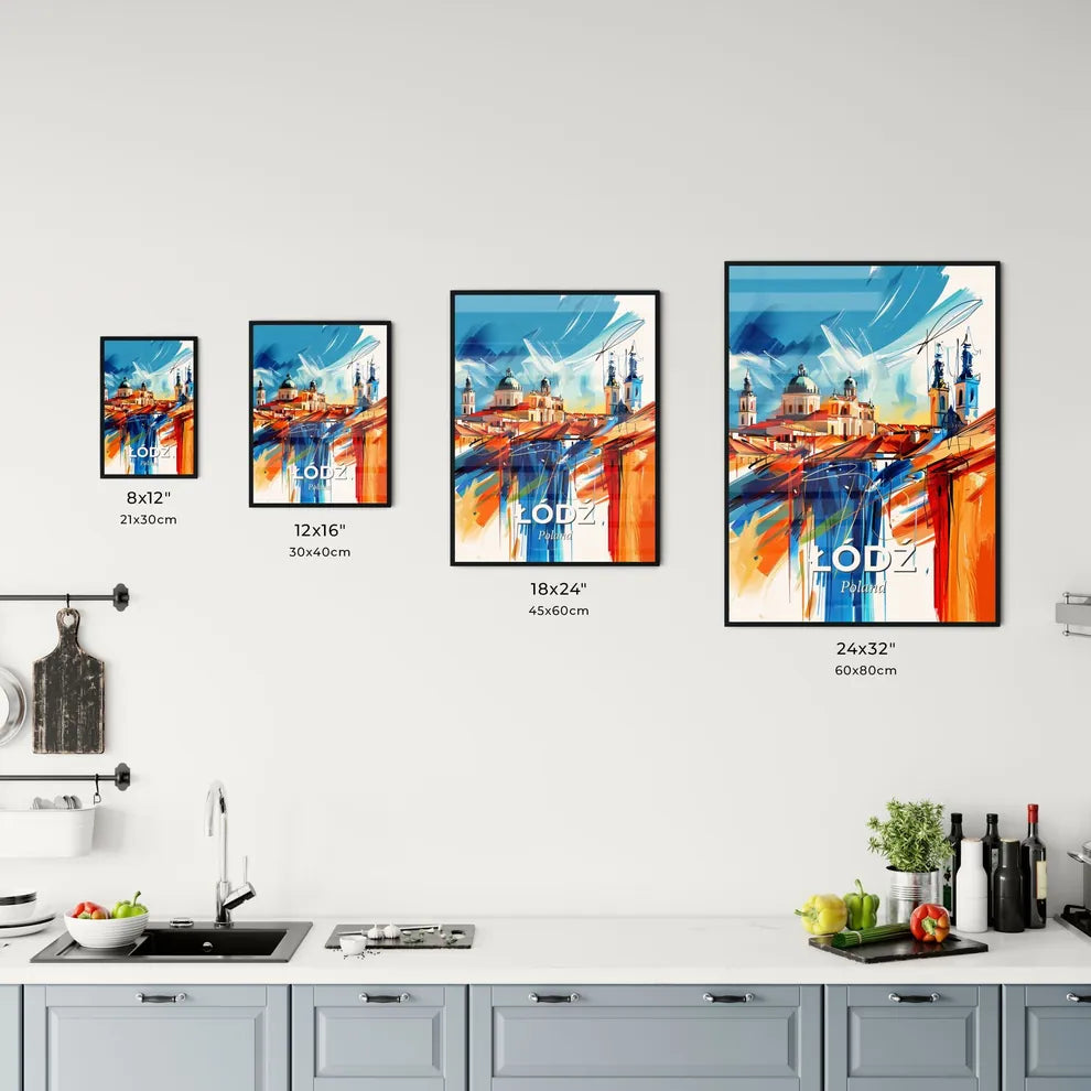 Vibrant Łódź, Poland Kitchen Art