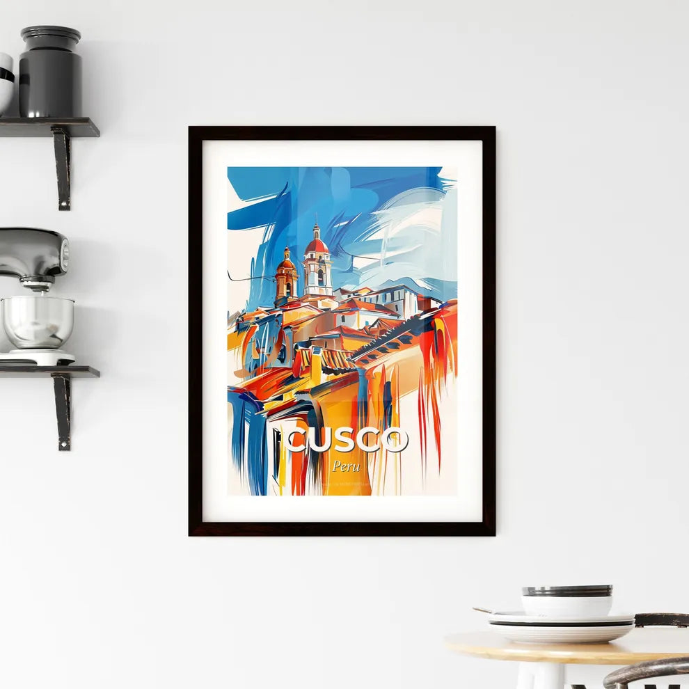 Vibrant Cusco, Peru Framed Print