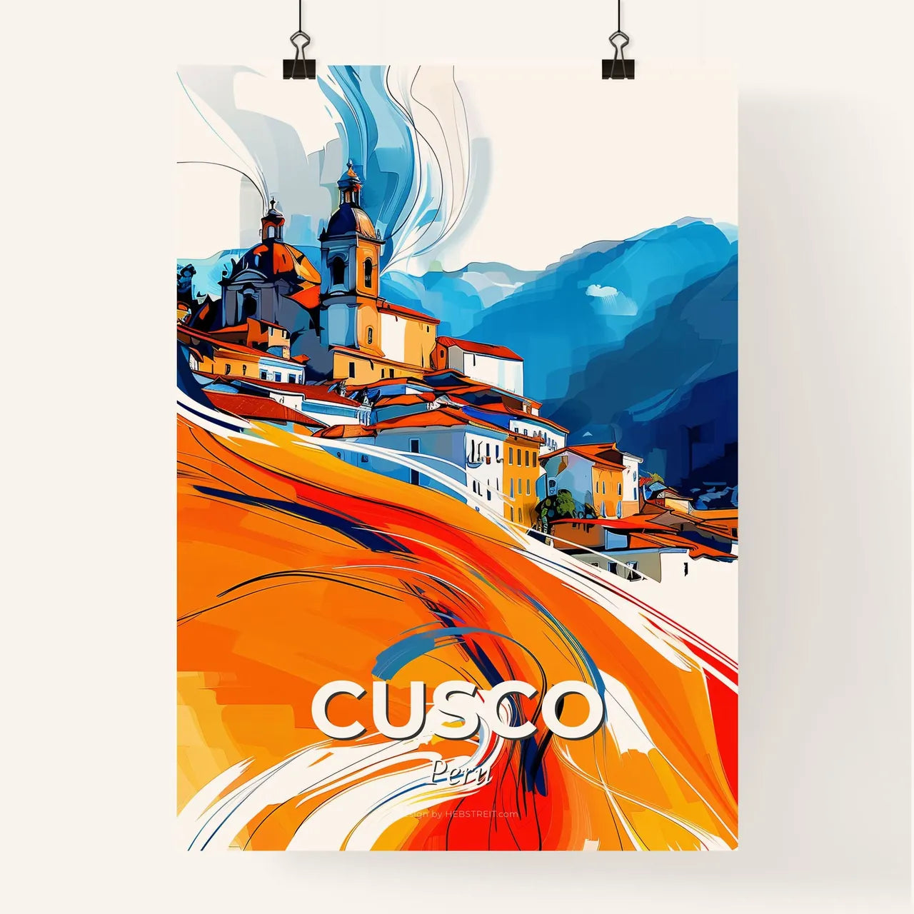Vibrant Cusco, Peru Poster