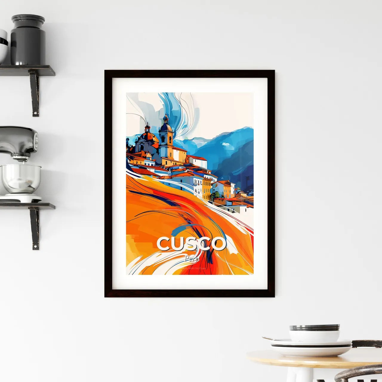 Vibrant Cusco, Peru Framed Print