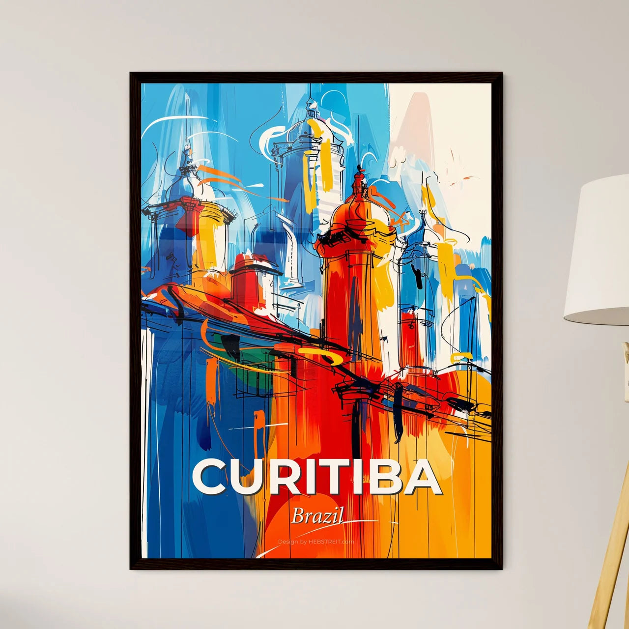 Vibrant Curitiba, Brazil Art Print