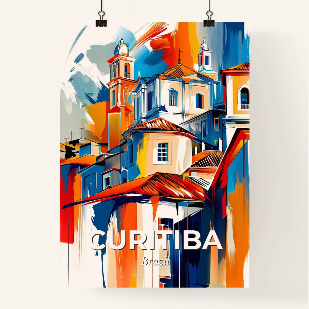 Vibrant Curitiba, Brazil Poster