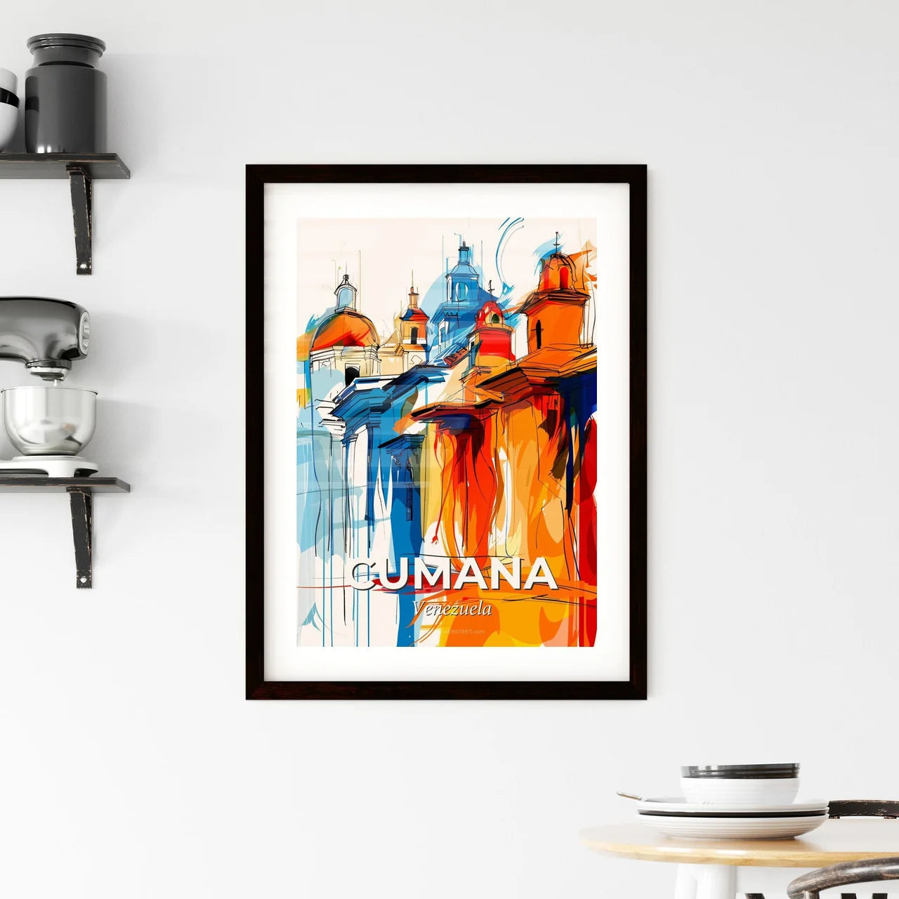 Vibrant Cumana, Venezuela Framed Print