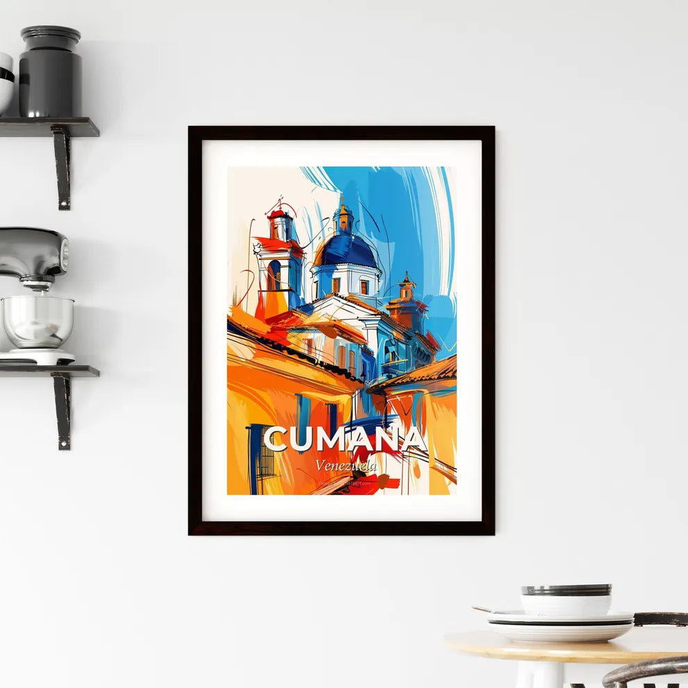 Vibrant Cumana, Venezuela Framed Print